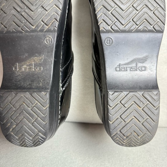 Dansko Women Professional Leather Clogs Black Dark Purple size EU 41/ US 10.5-11 - Picture 5 of 16